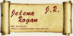 Jelena Rogan vizit kartica